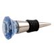 Slate Blue Diamond Glass Wine Stopper